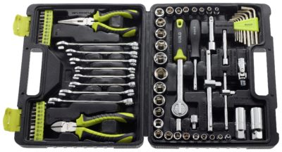 Guild - 75 Piece 1/4 and 3/8 Inch Socket Set